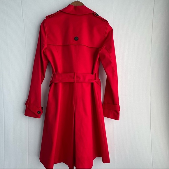 Hobbs Saskia trench coat red excellent condition size 6 - Picture 12 of 16
